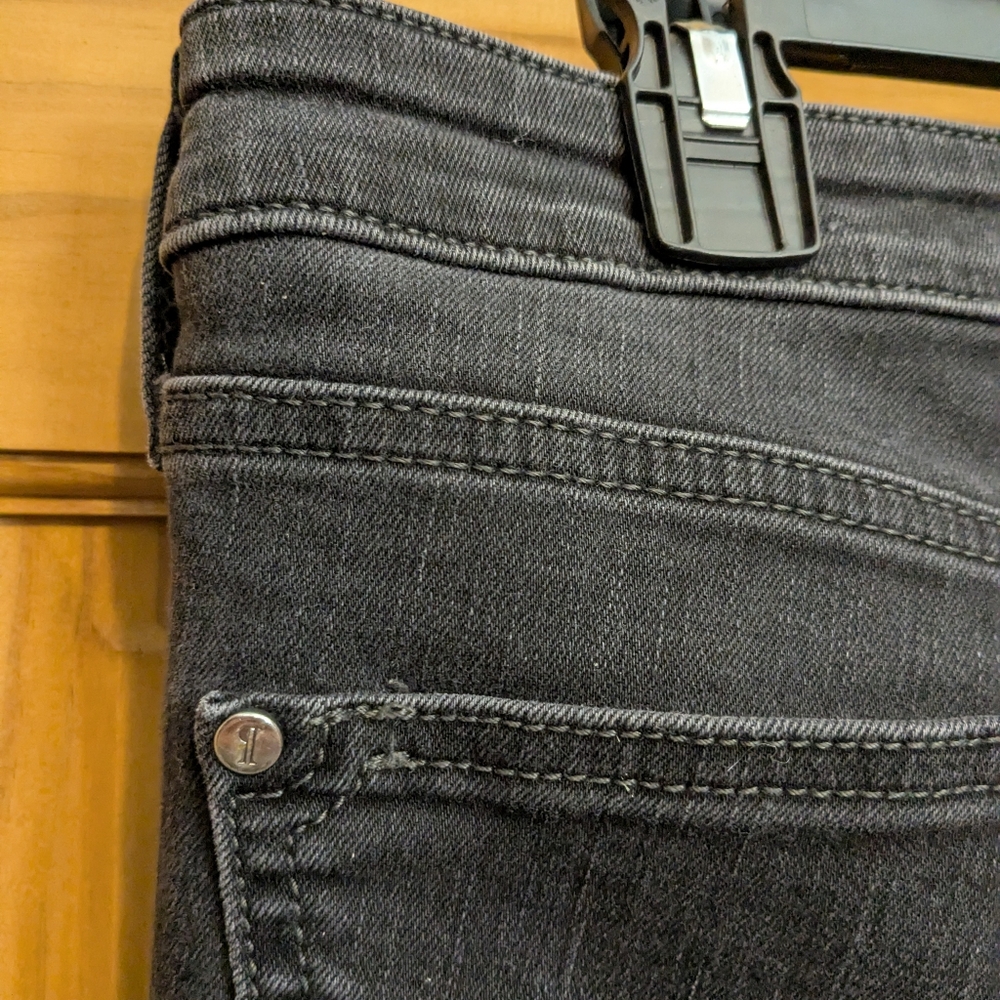 Anthropologie Pilcro Letterpress Womens Straight Black Jeans Sz 28 Classic Denim - Picture 12 of 15